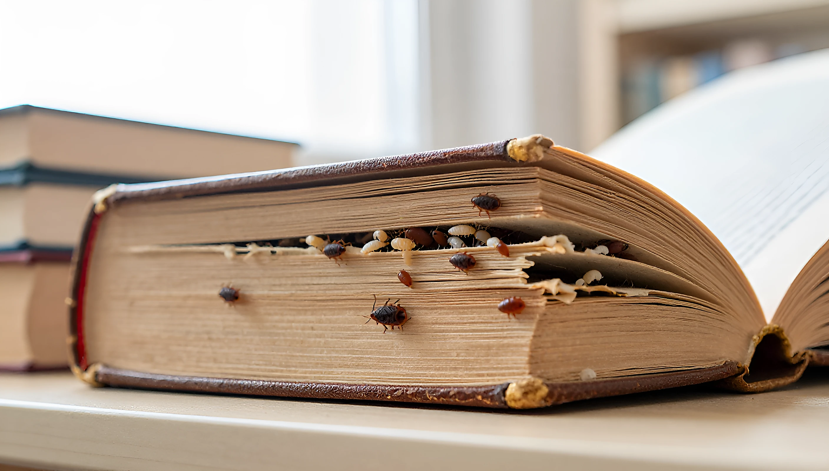 Могут ли клопы жить в книгах и бумагах